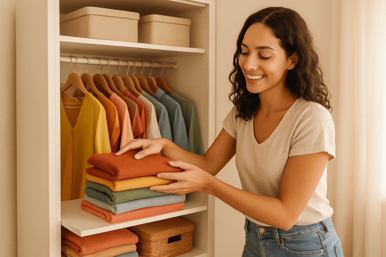 10 Dicas Para Organizar Guarda Roupa Pequeno Que Eu Amo Usar!