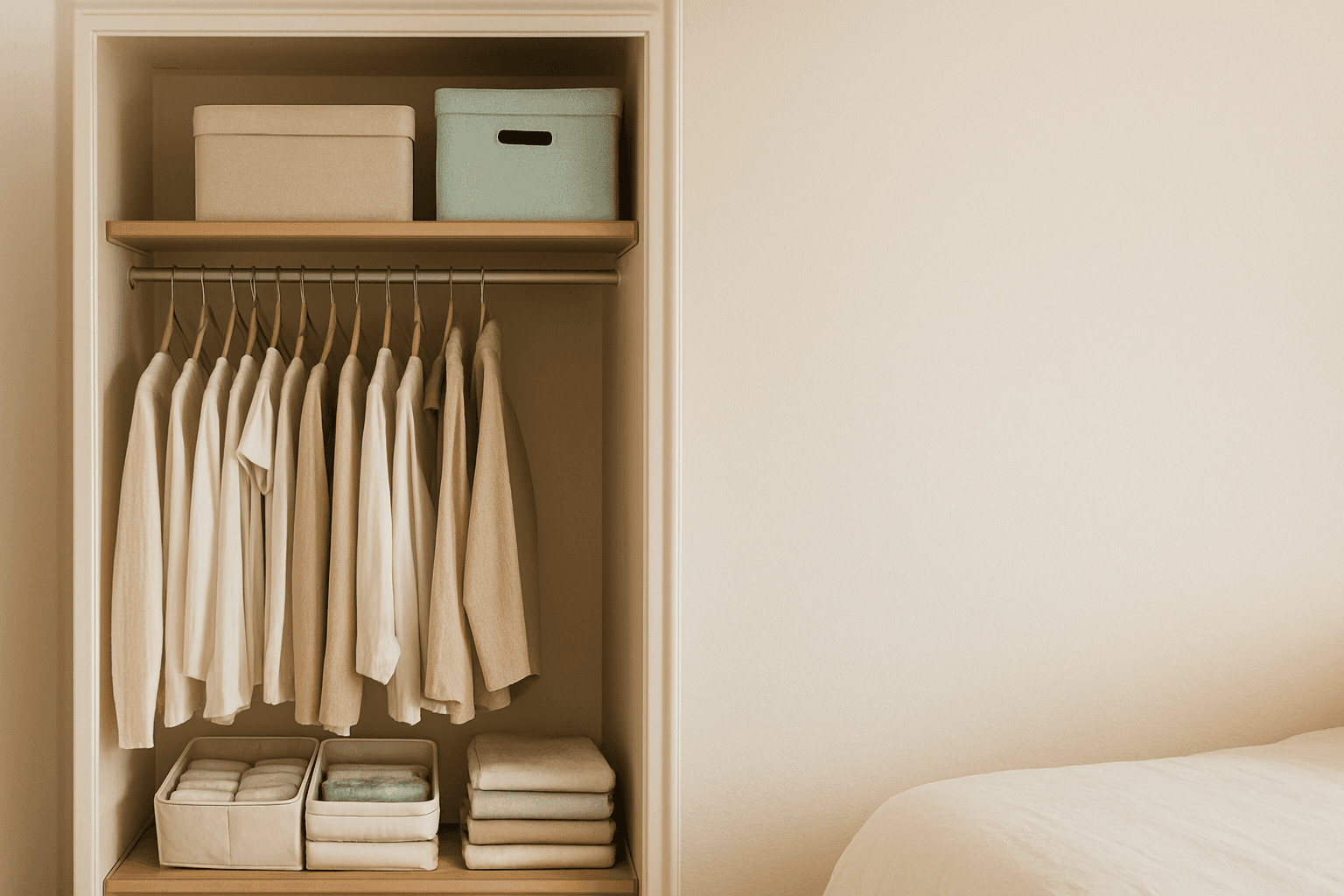 Como organizar armário pequeno com pouco dinheiro