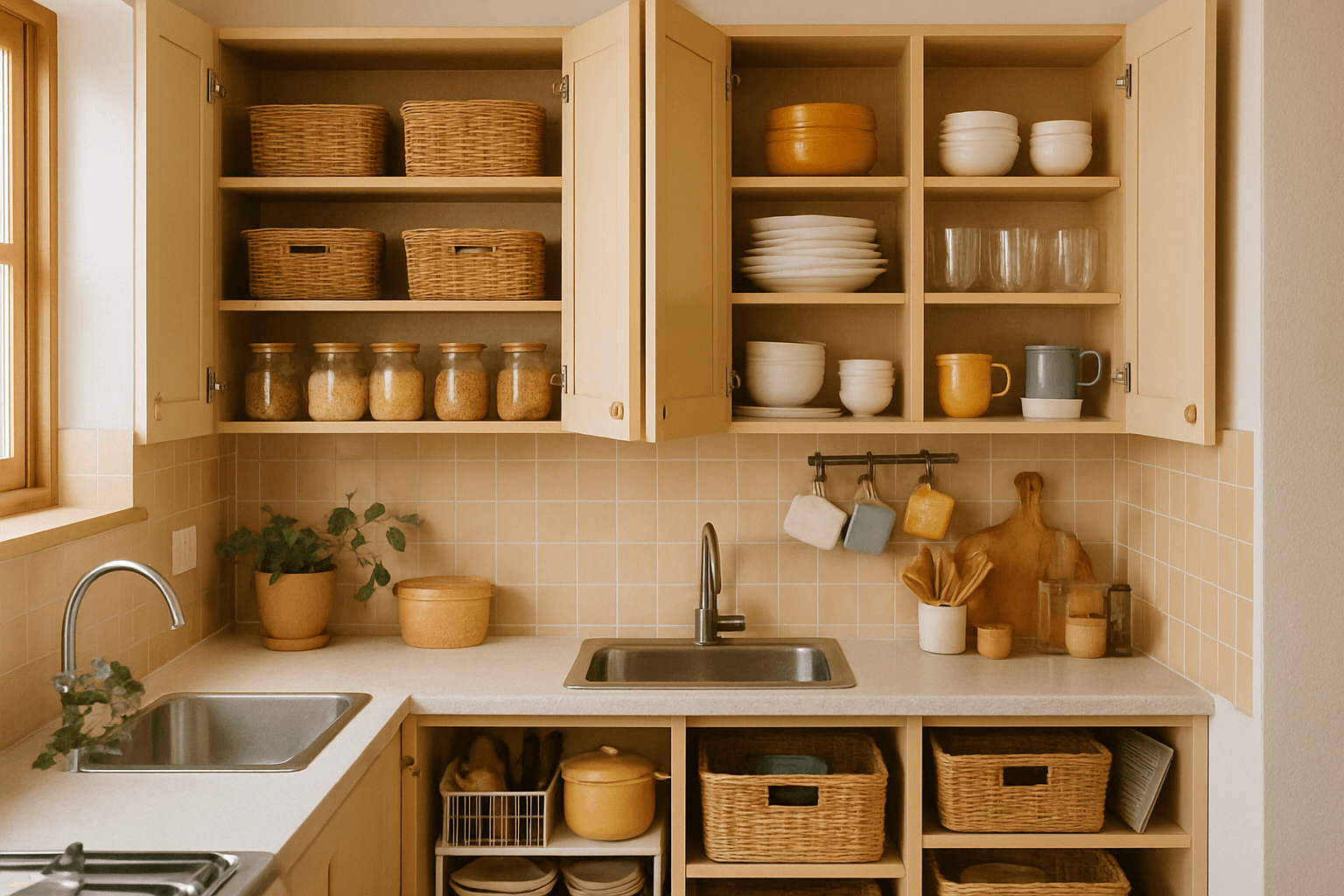 Como Organizar Armário Pequeno de Cozinha: Dicas e Achados da Malu