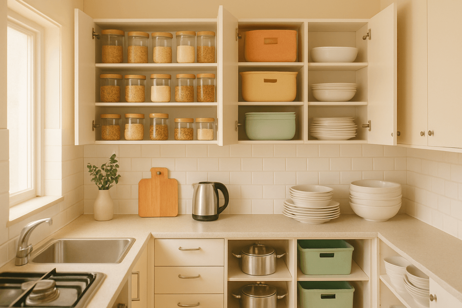 Como Organizar Armário Pequeno de Cozinha: Minhas Dicas Infalíveis!