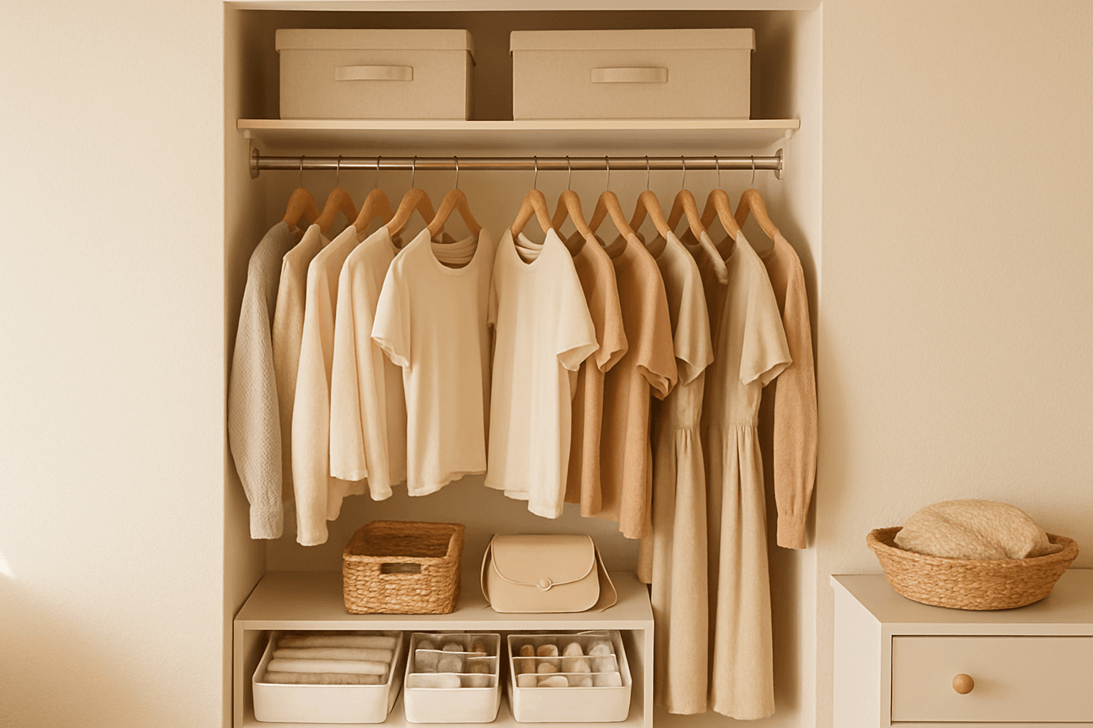 Como Organizar Armário Pequeno de Quarto: Dicas e Achados Que Amei!