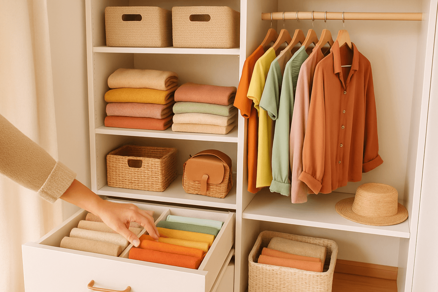 Como Organizar Armário Pequeno de Quarto: Dicas, Produtos e Truques que Eu Amo!