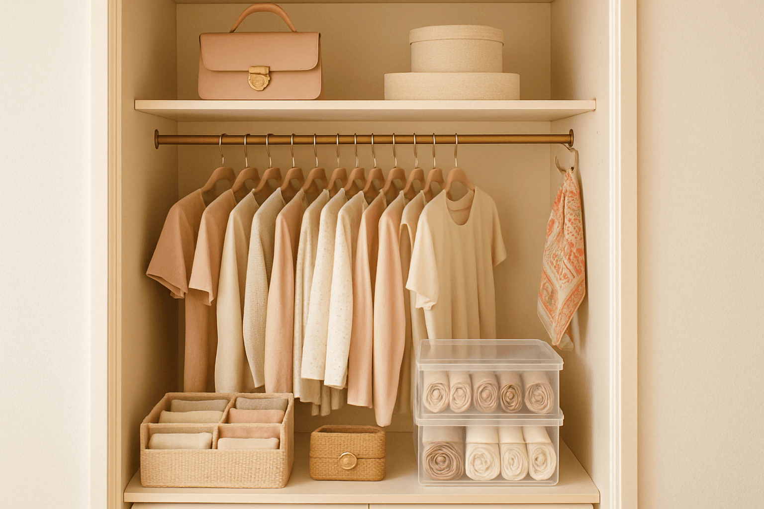 Como Organizar Armário Pequeno de Quarto Feminino: Dicas e Achados que AMO!