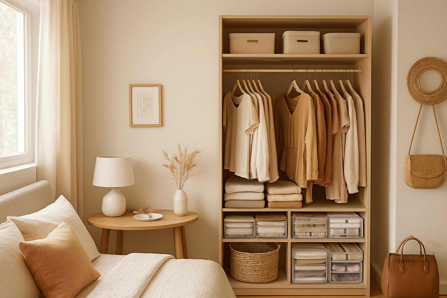 Como organizar armário pequeno de quarto feminino: dicas práticas e achados