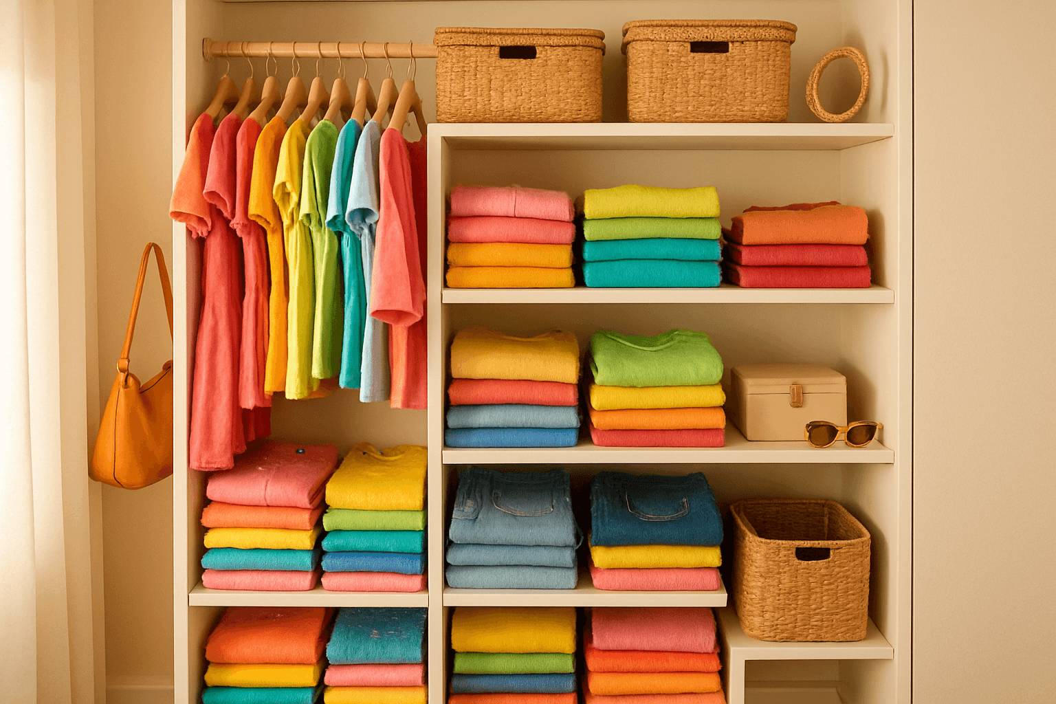 Como organizar armário pequeno de quarto feminino: dicas que amei!