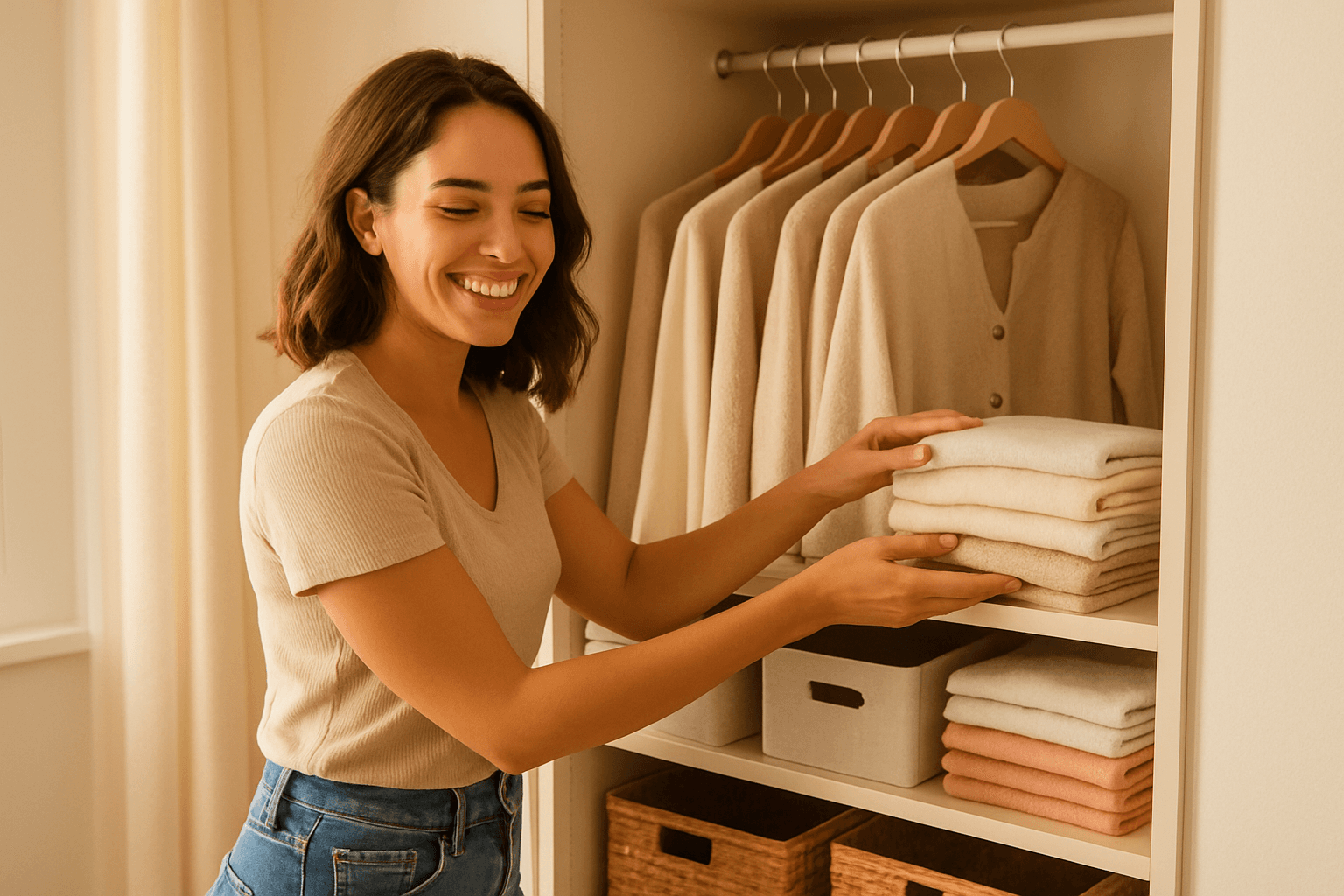 Como Organizar Armário Pequeno de Roupas: Dicas e Achados!