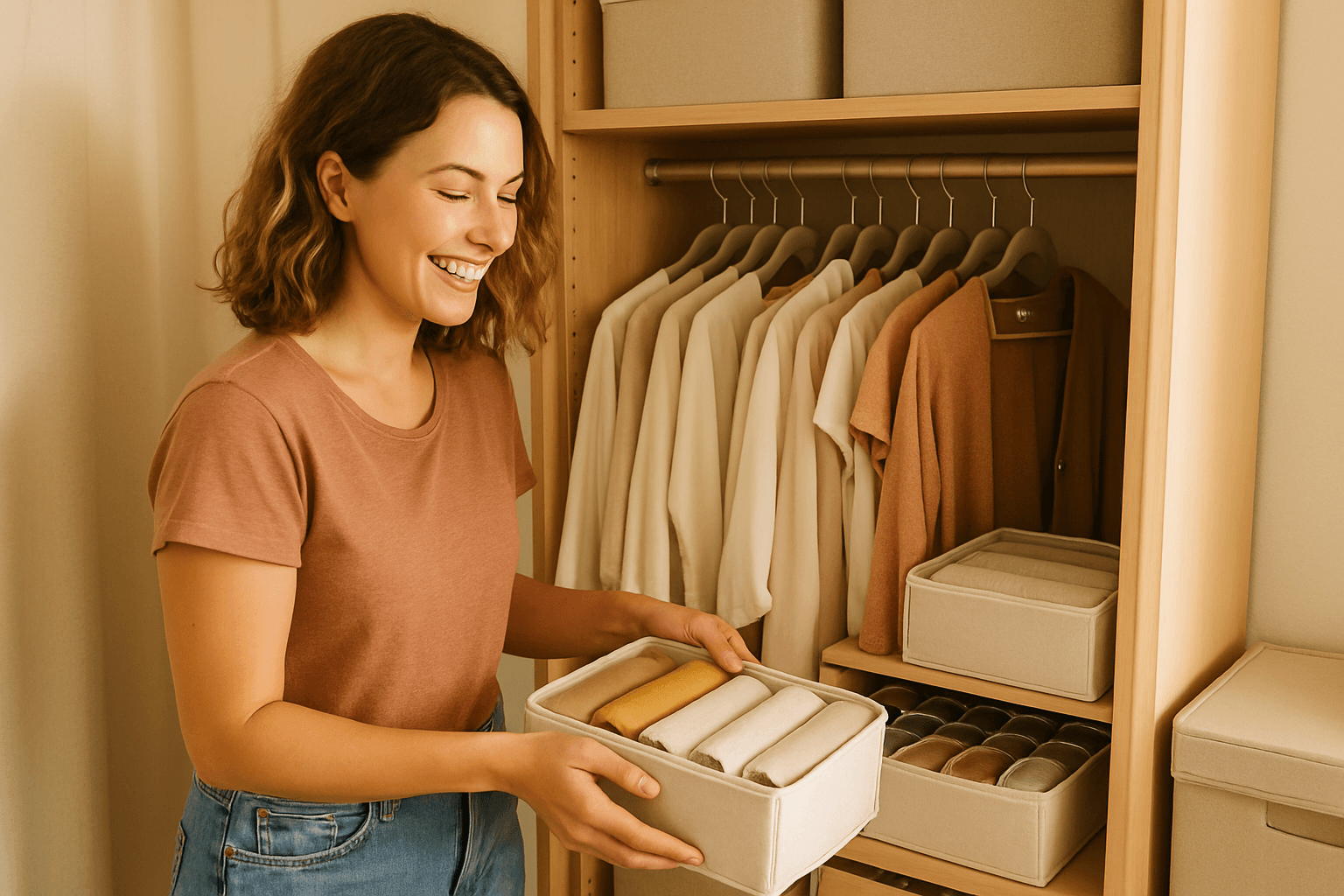 Como Organizar Armário Pequeno de Roupas: Dicas e Achados Incríveis!