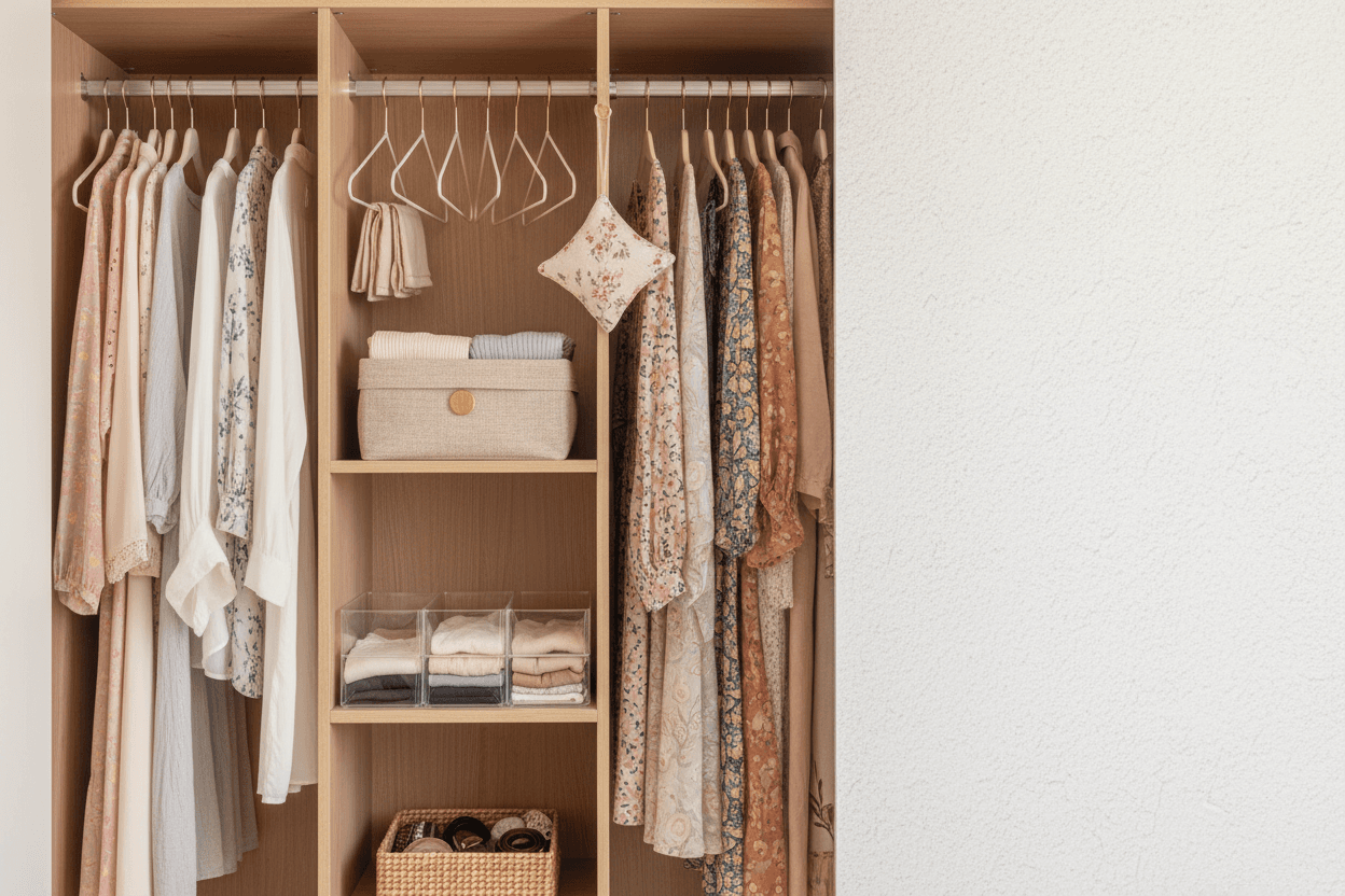Como organizar armário pequeno feminino: guia da Malu