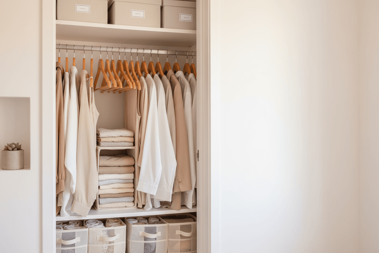 Como organizar armário pequeno feminino: guia da Malu