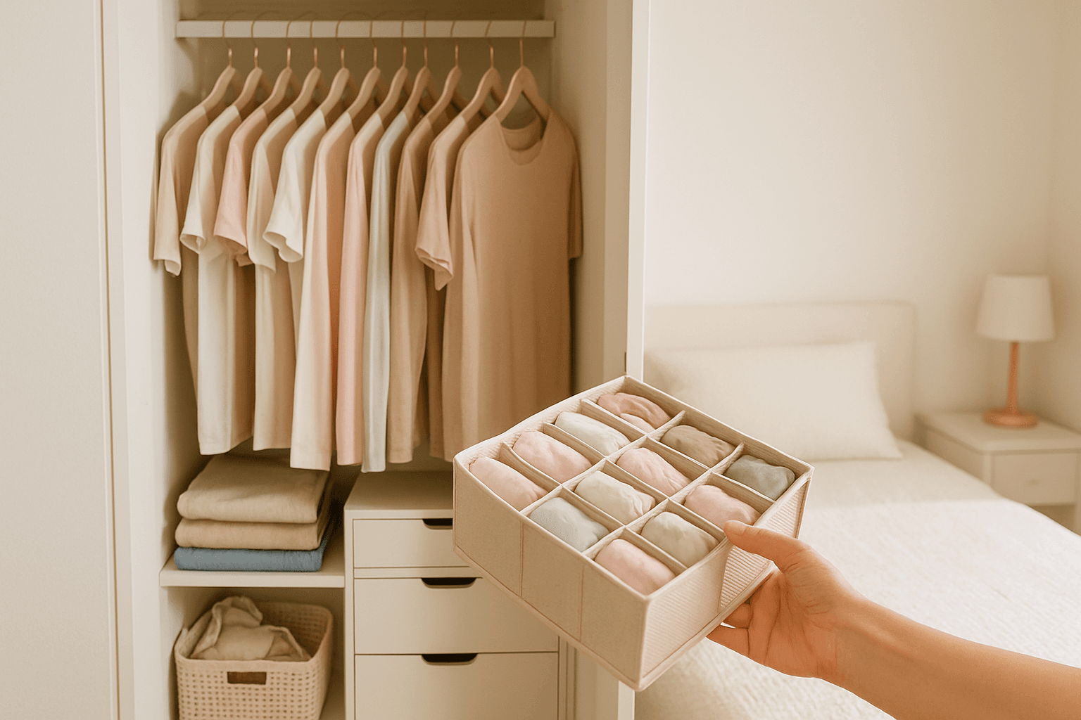 Como organizar armário pequeno feminino: guia prático