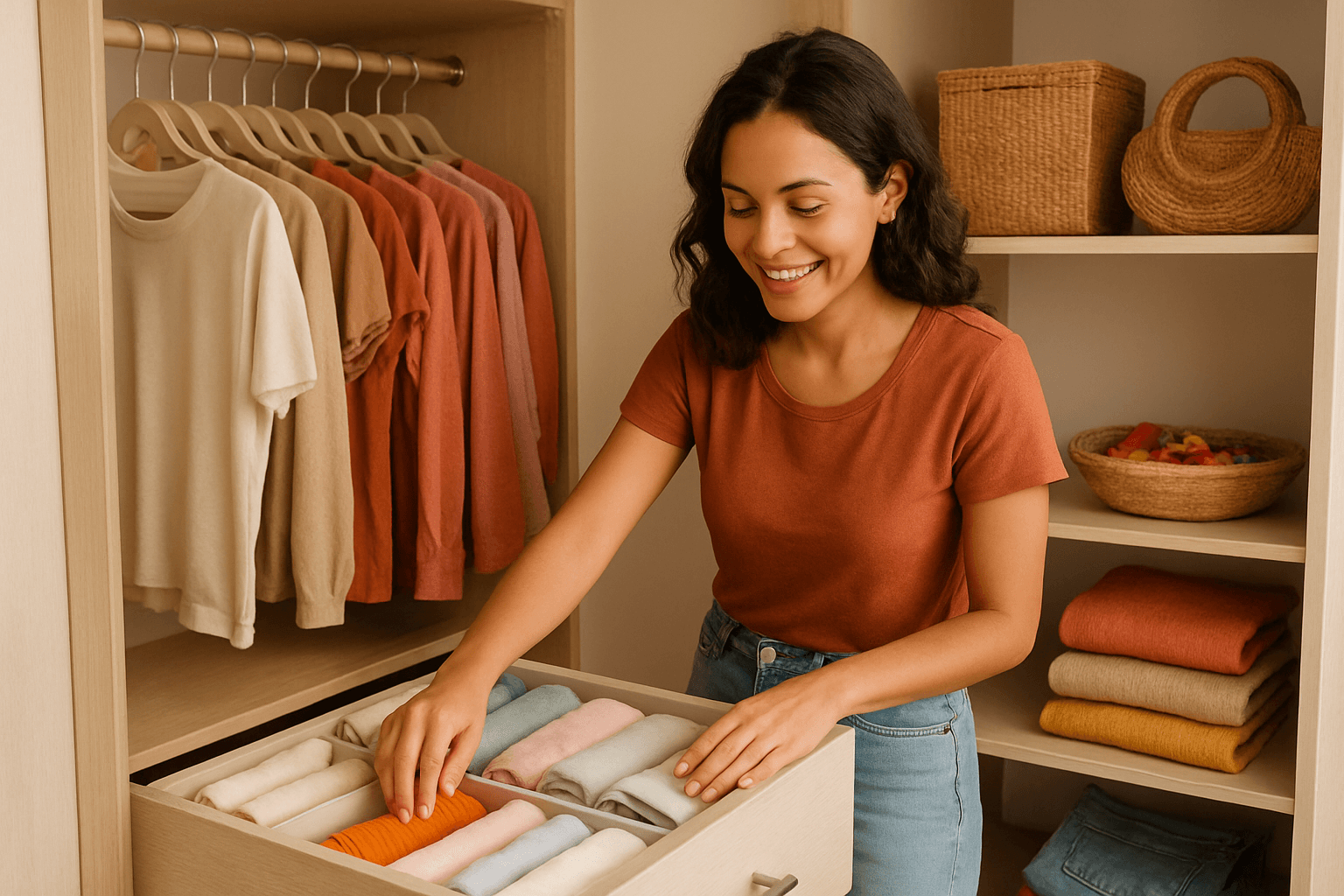 Como Organizar Closet Pequeno Feminino: Dicas Práticas e Achados