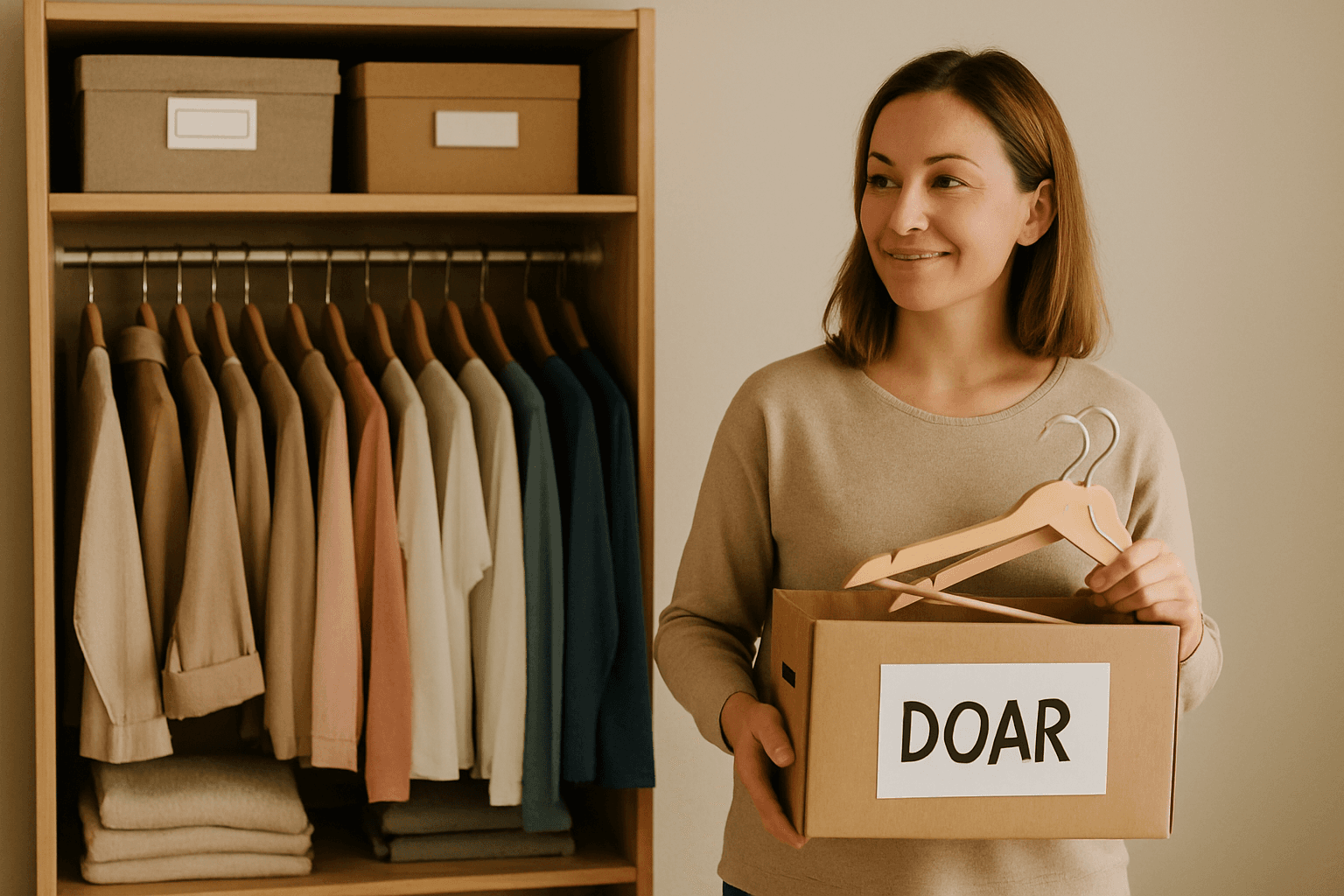 Como organizar guarda roupa pequeno com pouco dinheiro