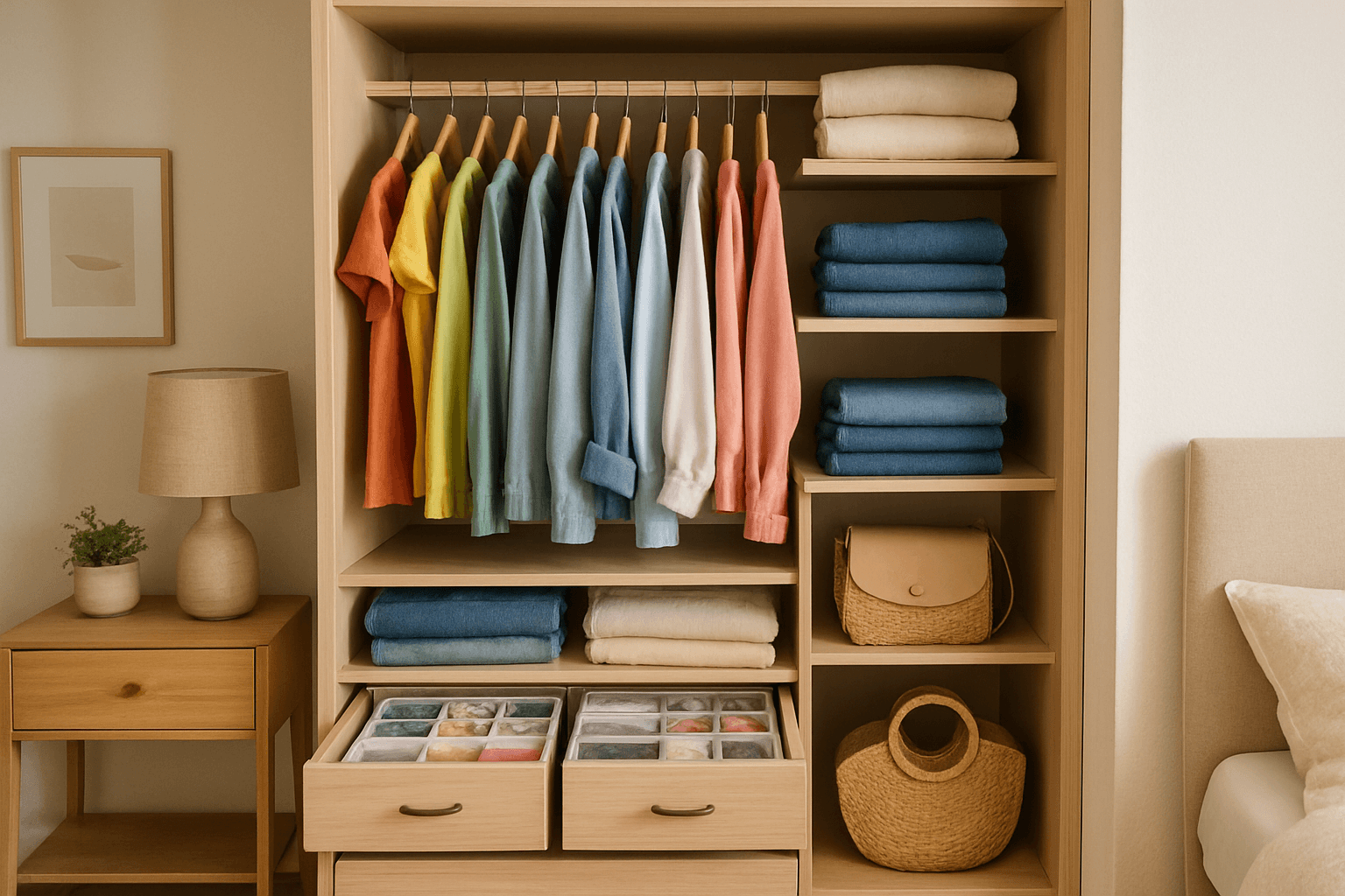 Como Organizar Guarda Roupa Pequeno: Dicas e Achadinhos Práticos