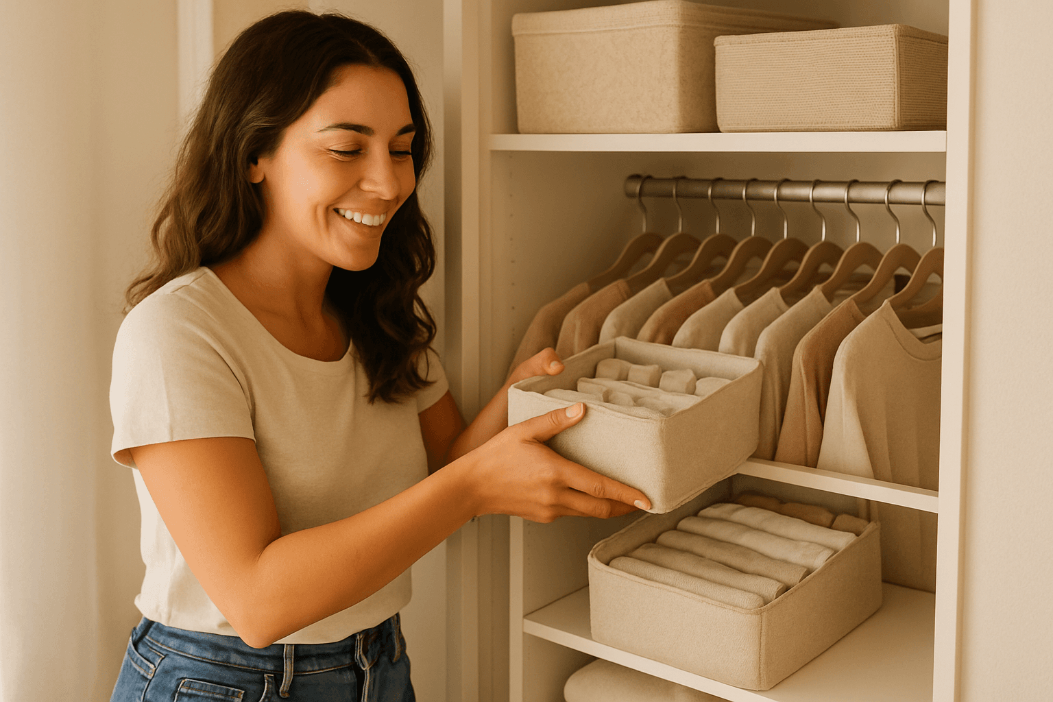 Como Organizar Guarda Roupa Pequeno: Dicas e Achados Incríveis!