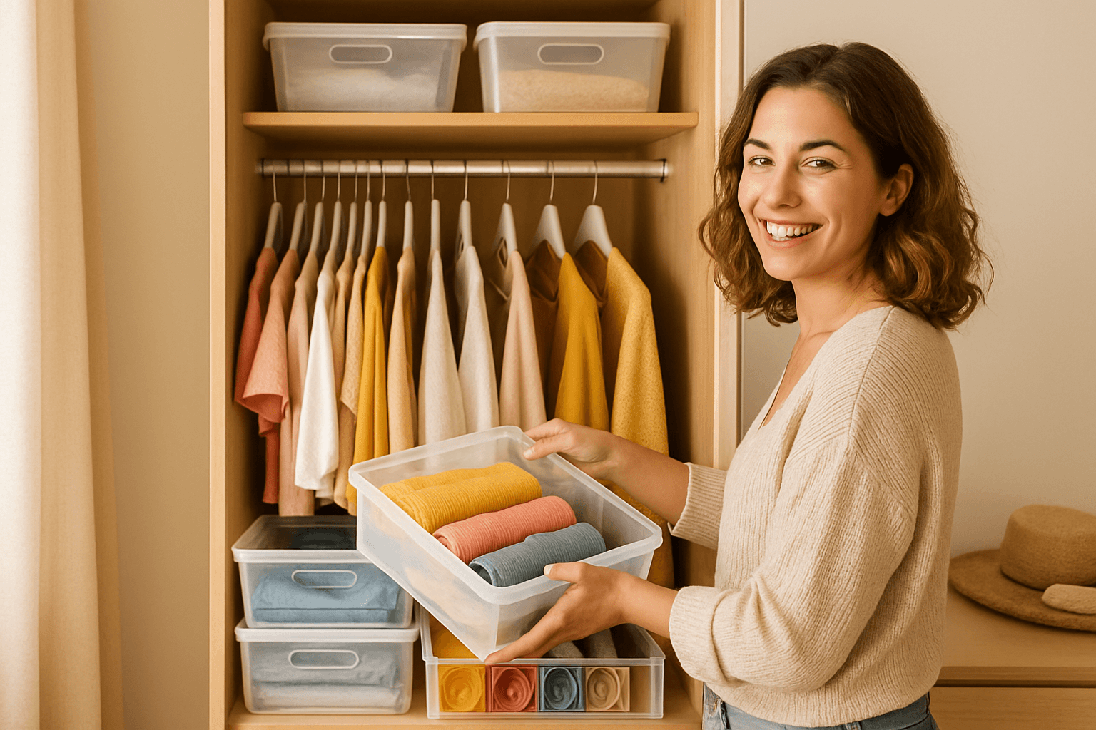 Como Organizar Guarda Roupa Pequeno: Dicas e Achados Que Funcionam!