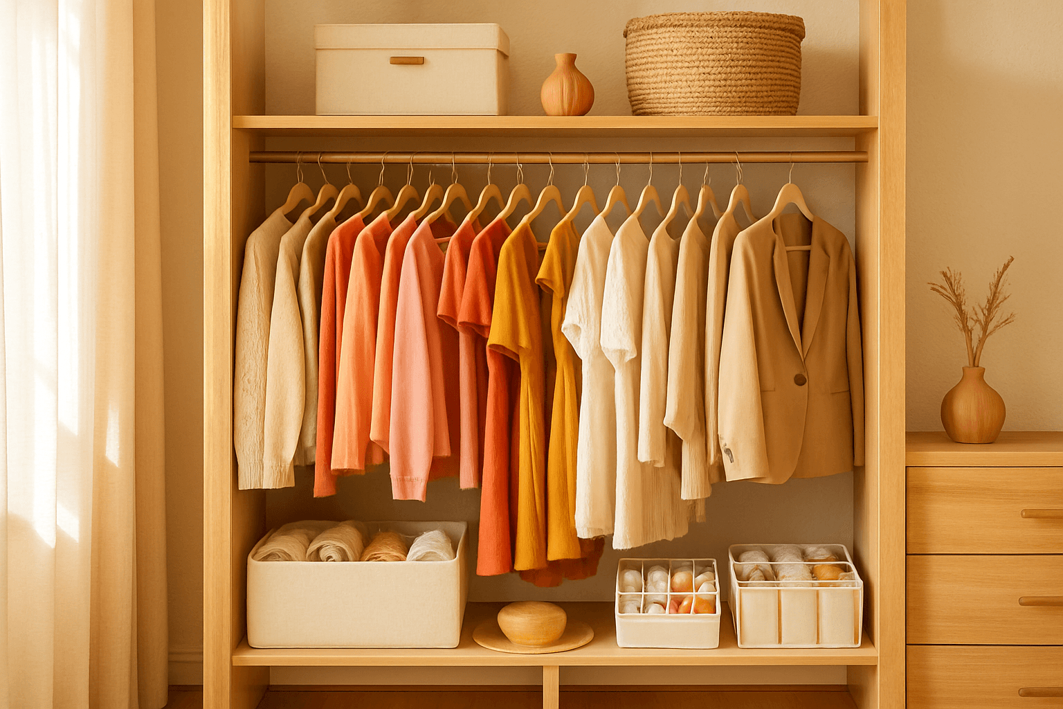 Como Organizar Guarda-Roupa Pequeno: Dicas Práticas e Achadinhos
