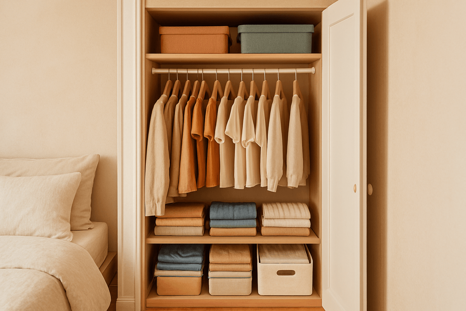Como Organizar Guarda Roupa Pequeno: Dicas Que Funcionam Demais!