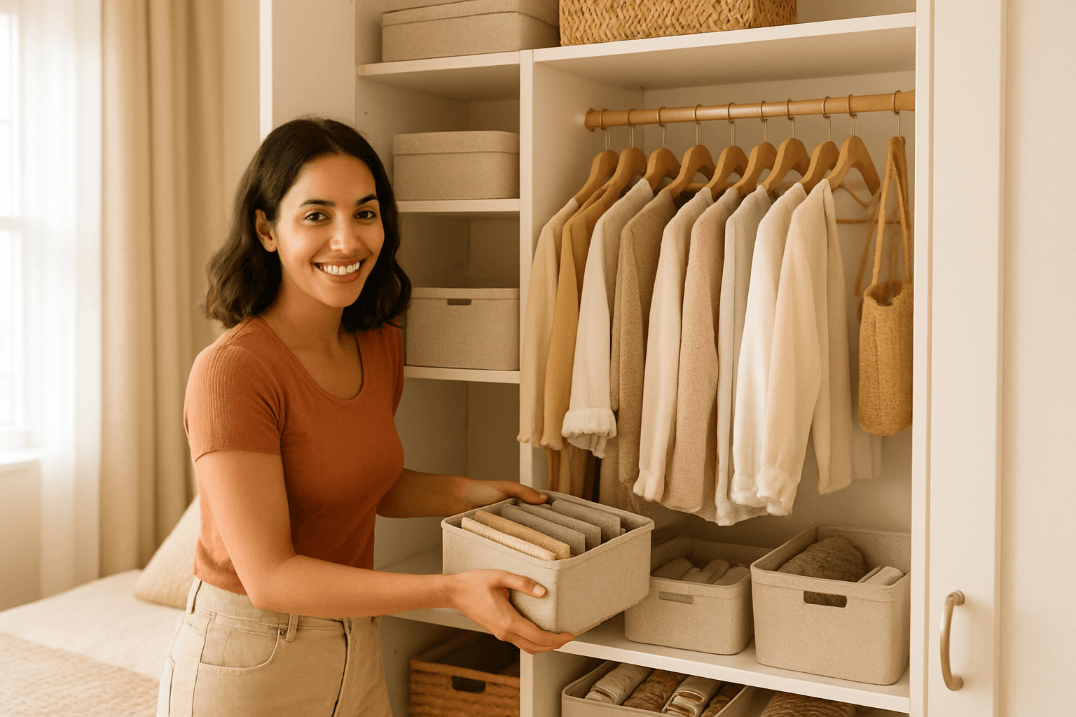 Como Organizar Guarda Roupa Pequeno: Dicas, Truques e Achados!