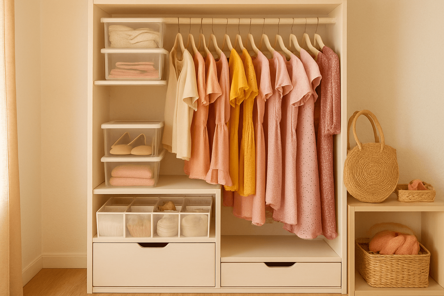 Como Organizar Guarda-Roupa Pequeno Feminino: Guia Prático da Malu
