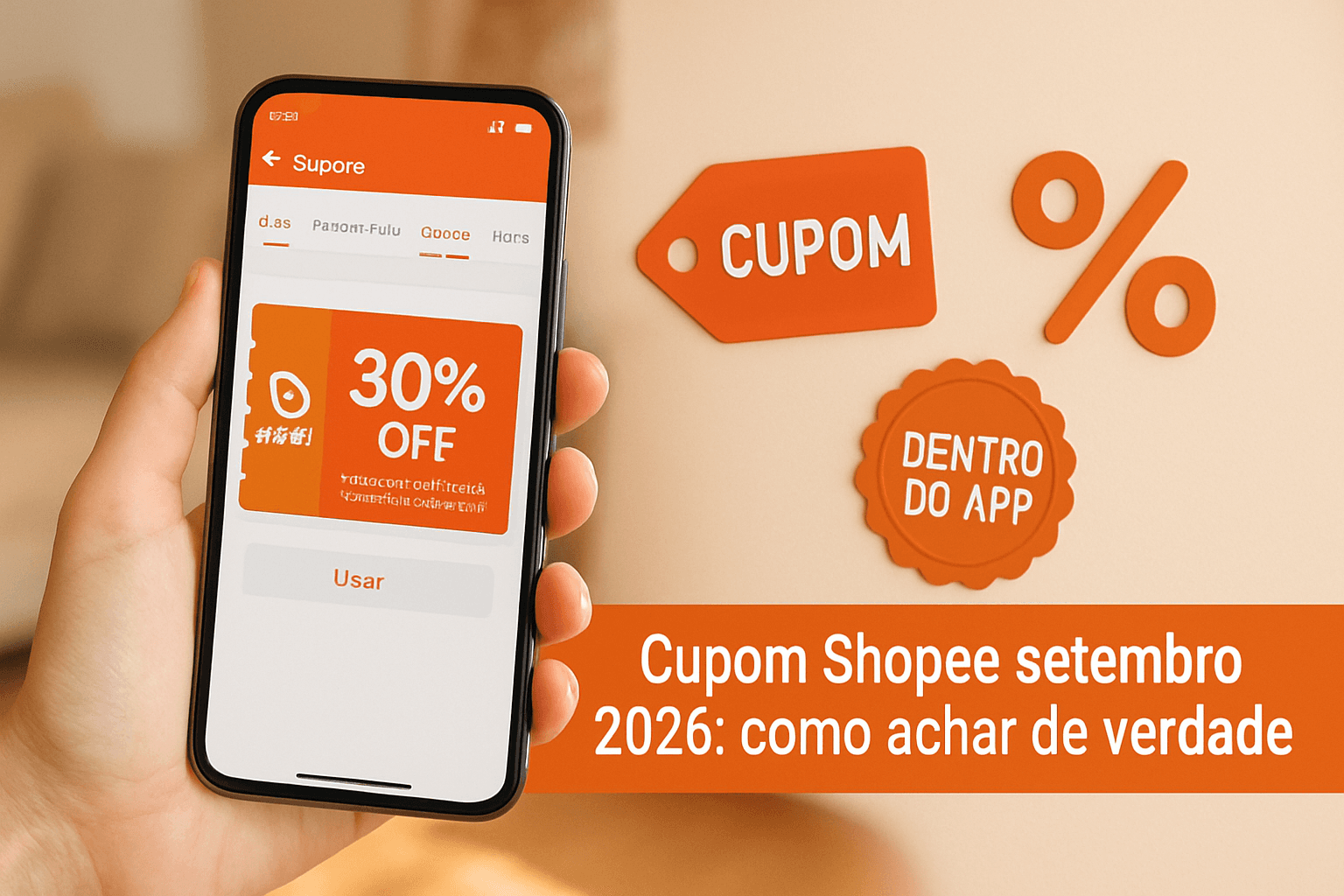 Cupom Shopee setembro 2026: como achar de verdade