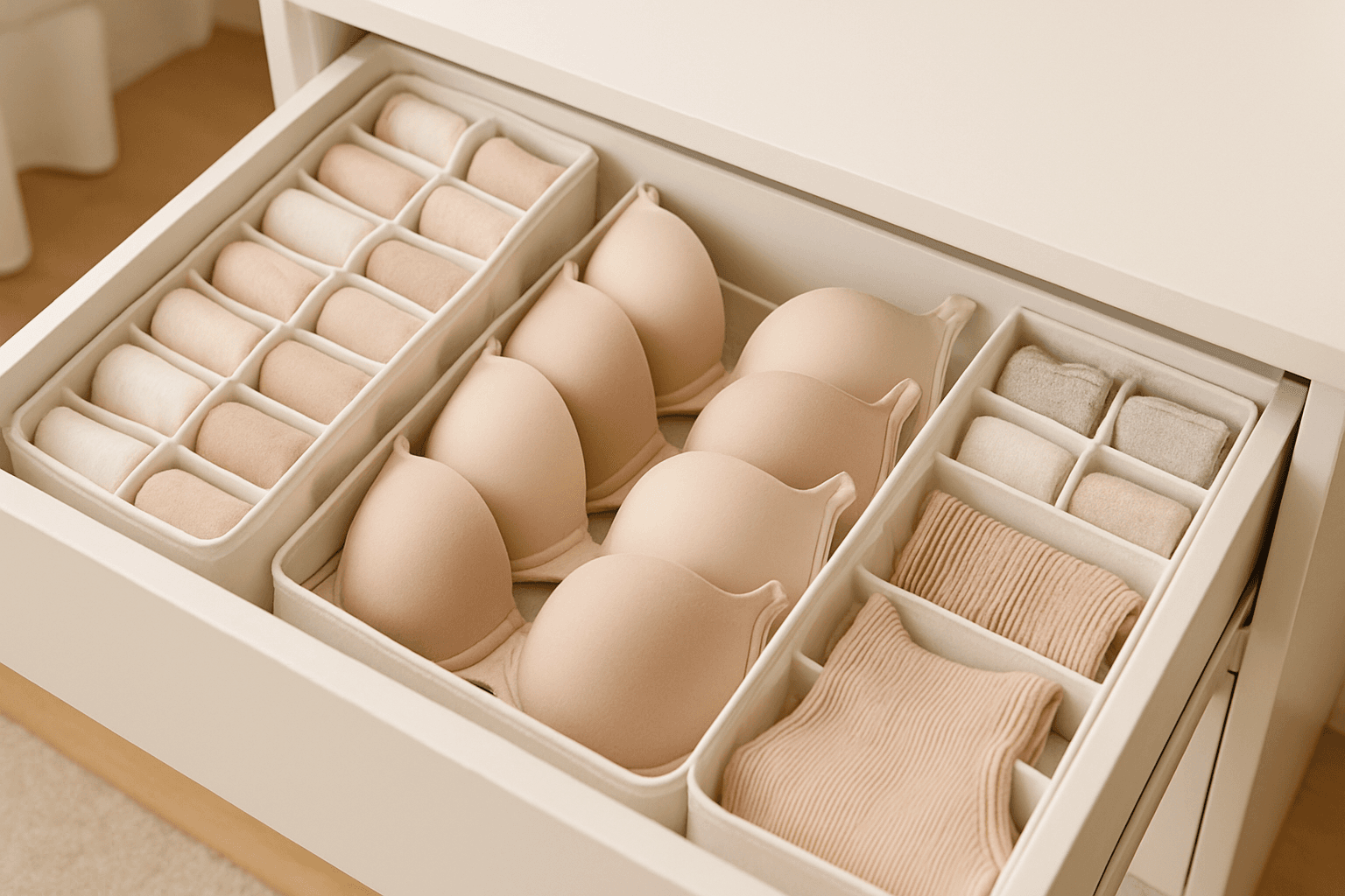 Organizador de gaveta para lingerie: guia prático