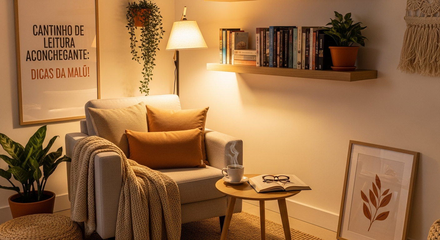 Cantinho de Leitura Aconchegante: Dicas da Malu!