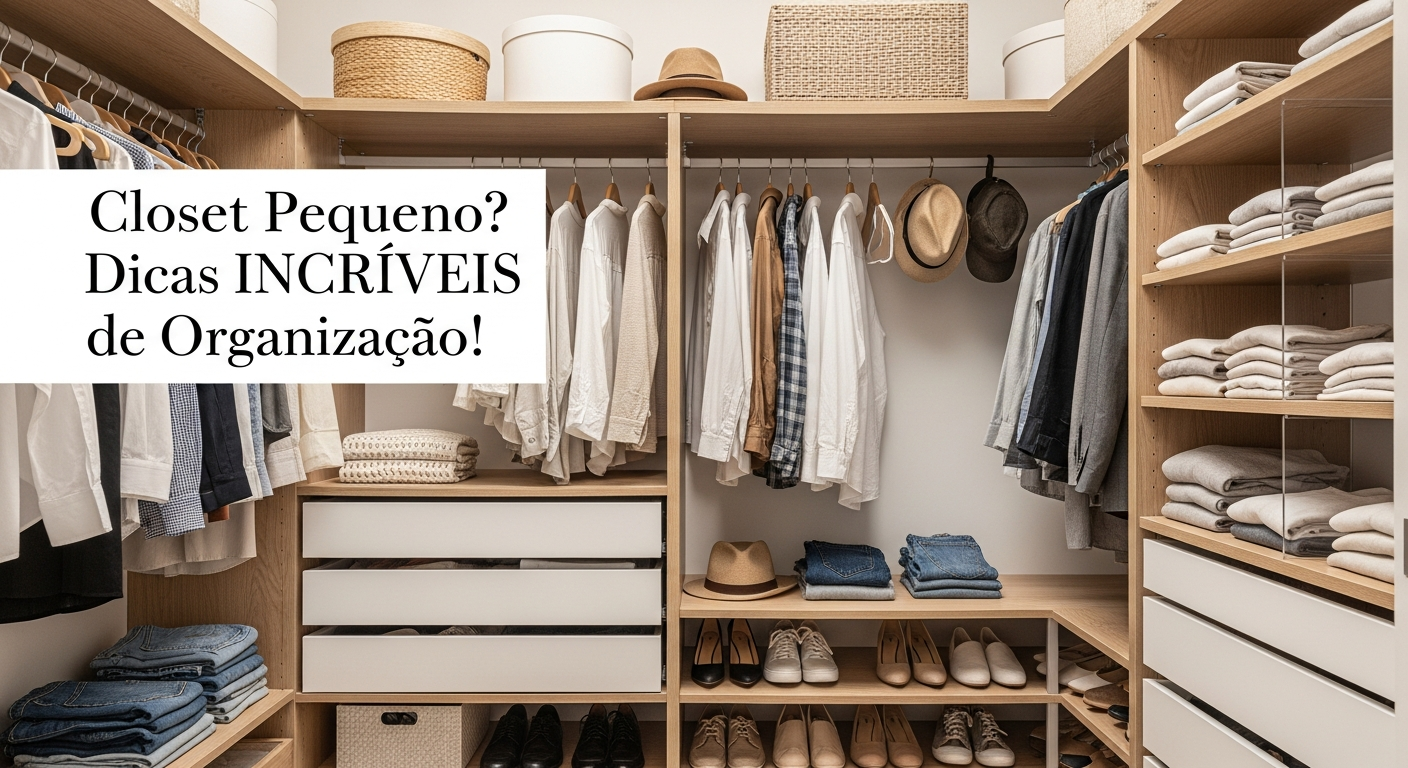 Closet Pequeno? Dicas INCRÍVEIS de Organização!