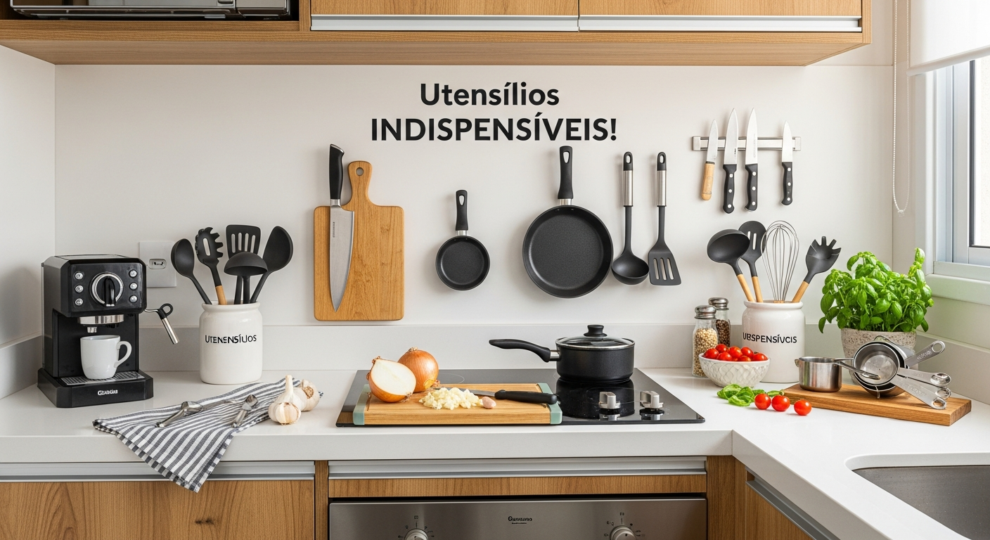 Cozinha Solteiro: Utensílios INDISPENSÁVEIS! ✨