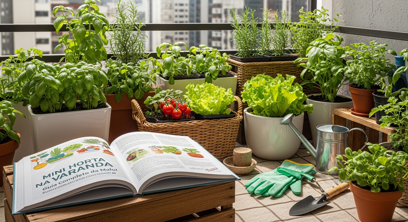 Mini Horta na Varanda: Guia Completo da Malu! 🌱