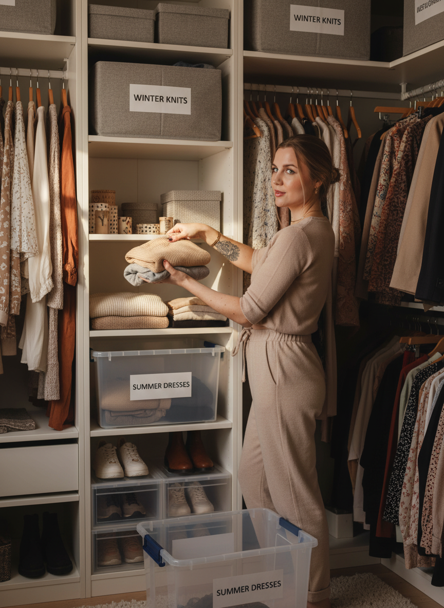 Organizador de Guarda-Roupa: Como Fazer a Troca de Estação