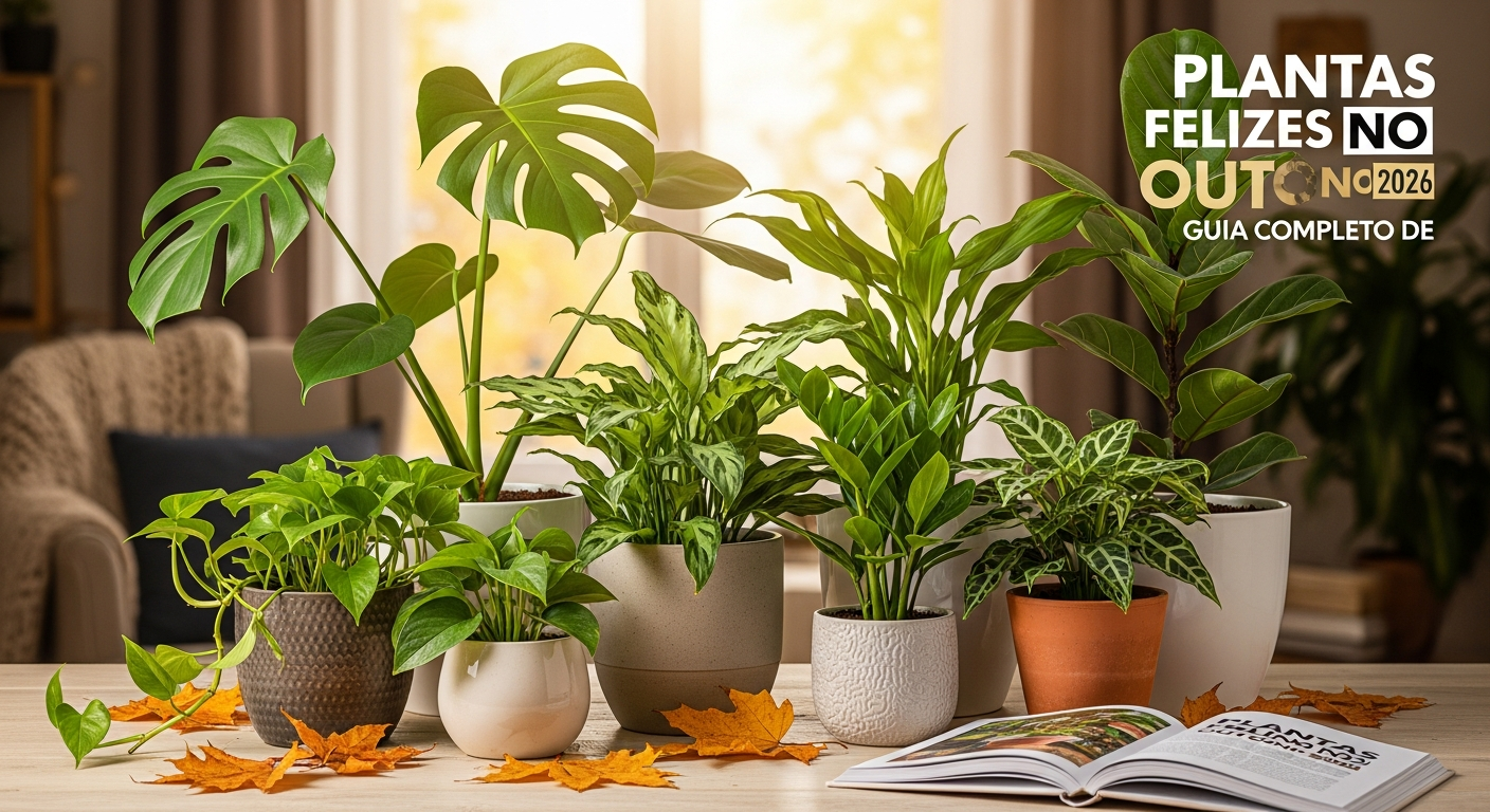 🍂 Plantas Felizes no Outono 2026: Guia Completo de Maio 🌼
