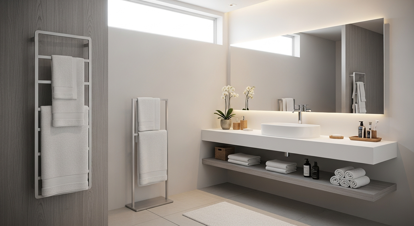 Toalheiro Chic: Banheiro de Luxo SEM Gastar! ✨