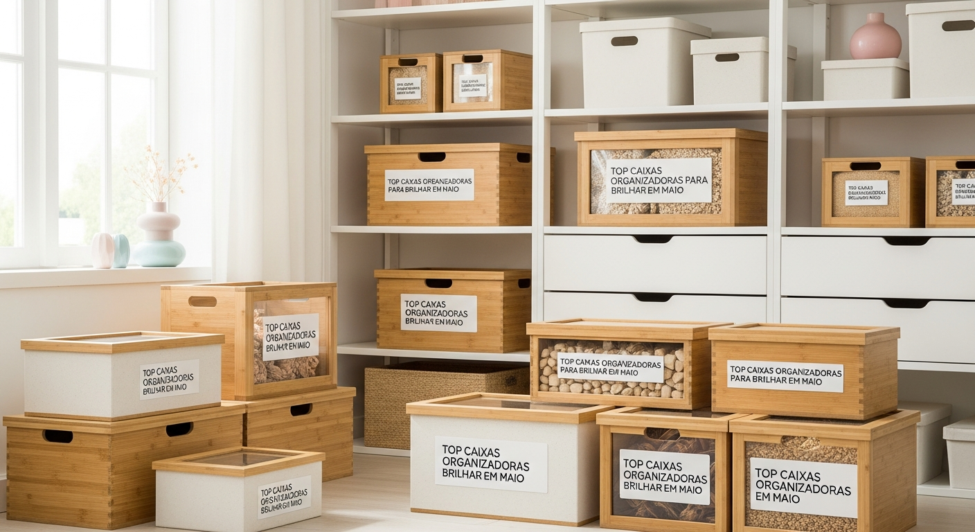 📦 Top Caixas Organizadoras para Brilhar em Maio de 2026!