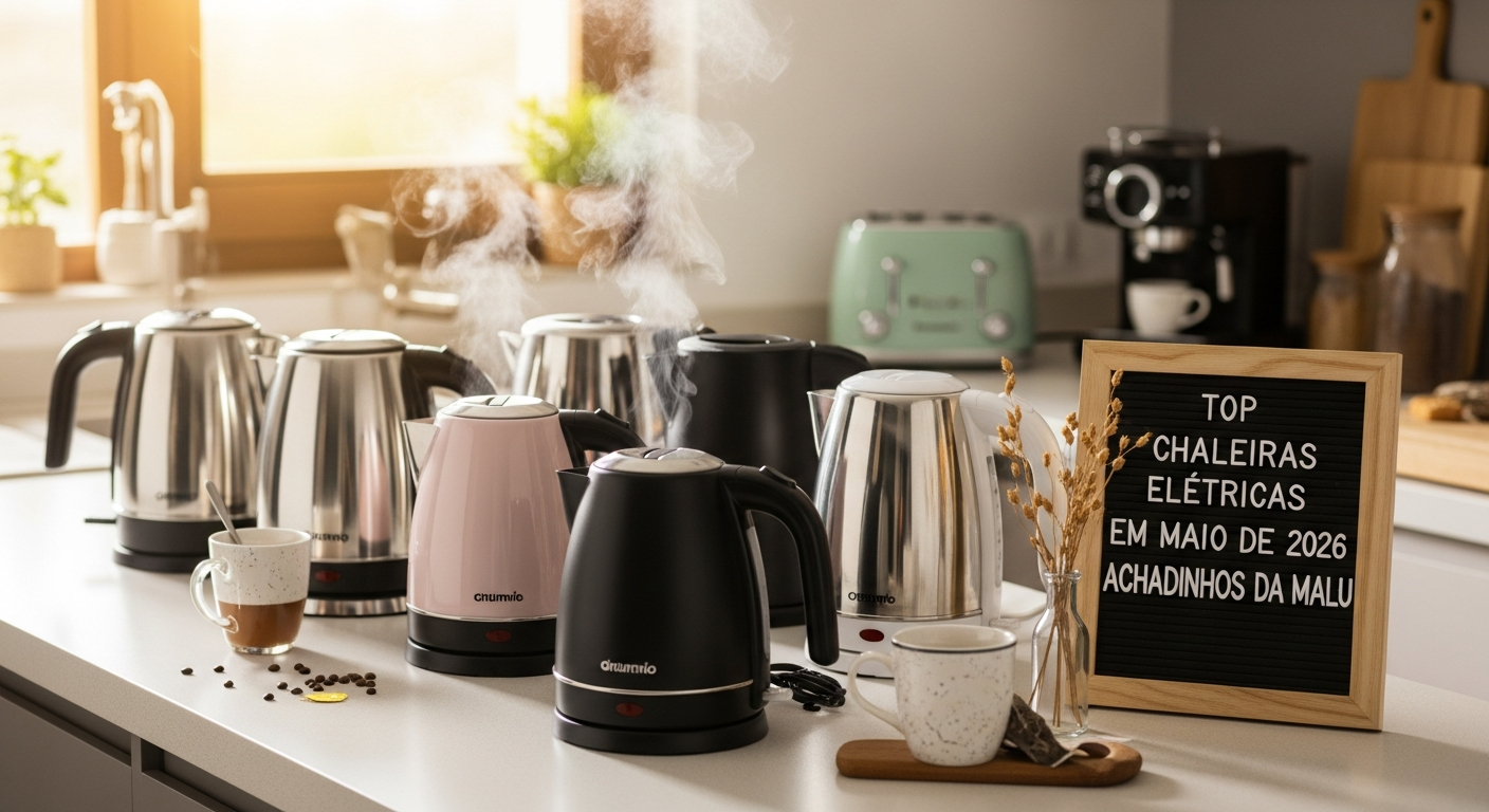 🍵 Top Chaleiras Elétricas em Maio de 2026: Achadinhos da Malu!